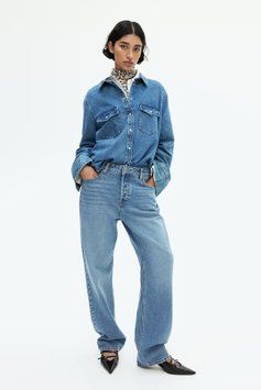 Джинси H&M 271236905 44 Синій