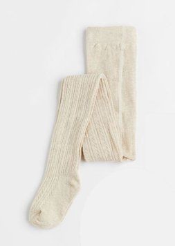 Колготки H&M 270291338_lightbeige 110 Світло-Бежевий