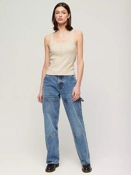 Топ H&M 271105757 S Бежевий