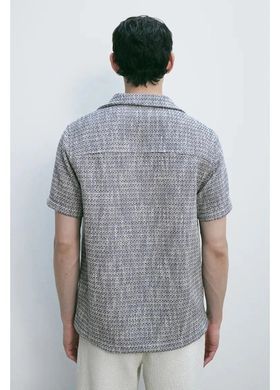 Футболка поло H&M 271257444 S Синій/Білий