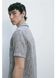 Футболка поло H&M 271257444 S Синій/Білий
