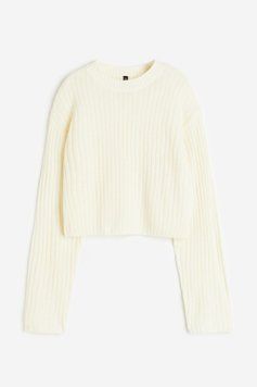 Джемпер H&M 271107952 XS Кремовый