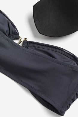 Ліф бікіні H&M 271214639_darkgrey 34 Темно-сірий