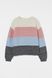 Джемпер оверсайз H&M 270996819 170 Білий/Рожевий/Блакитний/Сірий