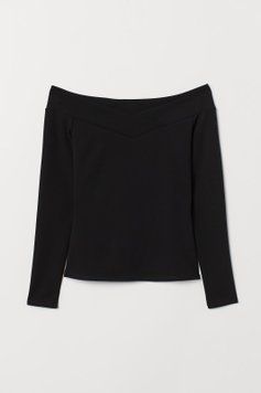 Топ H&M 270719084 M Чорний