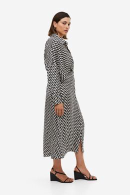 Платье H&M 271196260 S Черный/белый