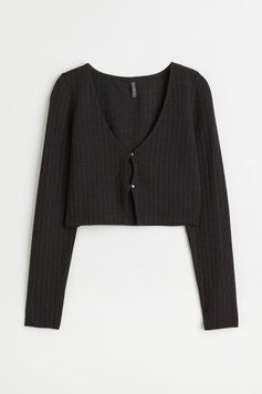 Кардиган H&M 271065915 M Чорний