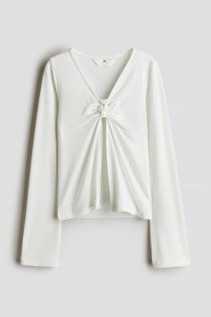 Кардиган H&M 271261637_white 146 Білий