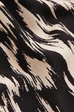 Платье H&M 271113490 XS Черный/Кремовый