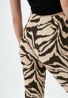 Штани H&M 271058091 36 Бежевий/коричневий