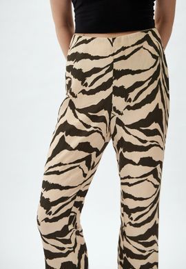 Штани H&M 271058091 36 Бежевий/коричневий