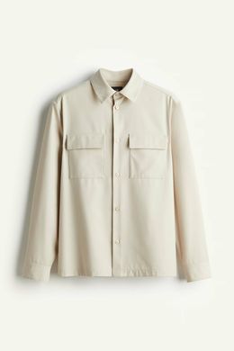 Сорочка H&M 271195766 XL Світло-бежевий