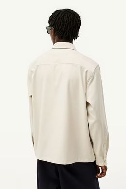 Сорочка H&M 271195766 XL Світло-бежевий