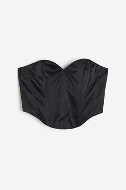 Топ H&M 271188479 S Чорний