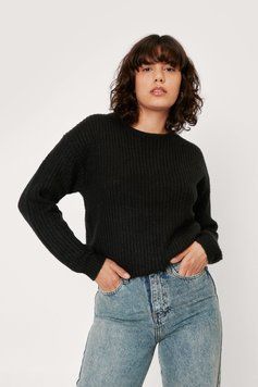Джемпер Nasty Gal AGG08082 S Чорний