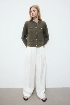Кардиган H&M 271194323_khaki M Хакі