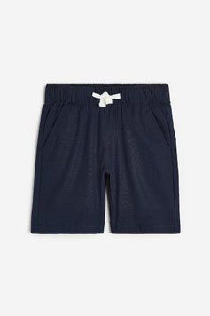 Шорты H&M 271122703_navy 140 Синий