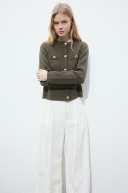 Кардиган H&M 271194323_khaki M Хакі
