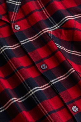 Сорочка піжамна H&M 270820611_redblue M Червоний/Клітинка