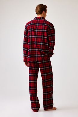 Сорочка піжамна H&M 270820611_redblue M Червоний/Клітинка