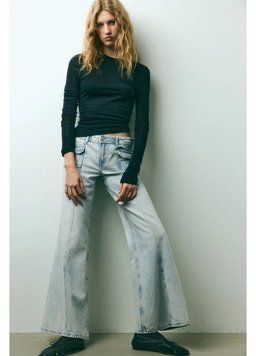 Джинси H&M 271216000_lightblue 36 Світло-блакитний