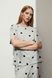 Футболка пижамная H&M 270970593_greyheart XS Серый