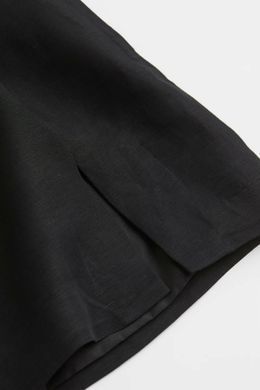 Спідниця з льоном H&M 271072786 42 Чорний