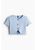 Трикотажний кардиган з коротким рукавом H&M 271276112_blue L Блакитний