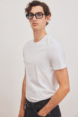 Футболка H&M 271101074_white S Белый