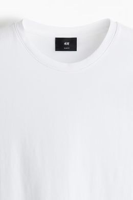 Футболка H&M 271101074_white S Белый