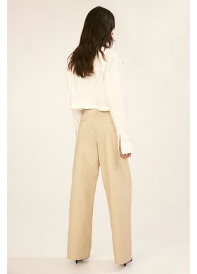 Штани H&M 271237320_beige 36 Бежевий