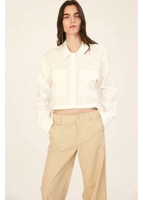 Штани H&M 271237320_beige 36 Бежевий