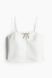 Топ H&M 271249318 S Білий
