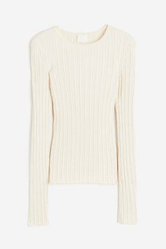 Джемпер H&M 271218428_cream XS Кремовий