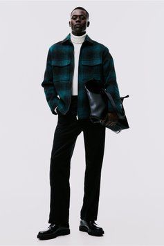 Куртка H&M 271176698 L Чорний/Зелений