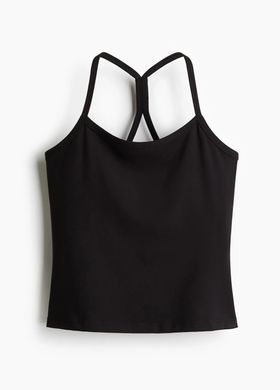 Топ спортивний SoftMove H&M 271273583 L Чорний