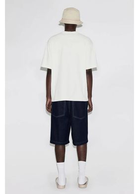 Футболка оверсайз H&M 271229069 S Білий/Малюнок