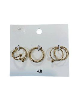 Каблучка 5 шт. H&M 271214700 XS/S Золотий