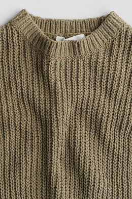 Джемпер H&M 271094835_khaki 110 Хакі