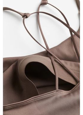 Топ спортивний H&M 271131730_brown L Коричневий