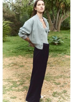 Штани H&M 271230818_navy 34 Темно-синій