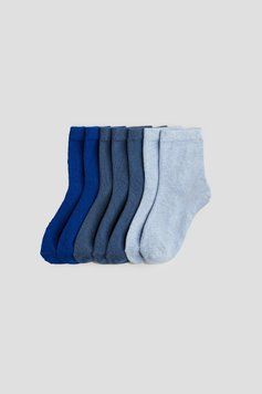 Шкарпетки 7 шт. H&M 271060473_blue 37/39 Синій/Голубий