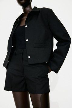Шорти H&M 271250465 38 Чорний