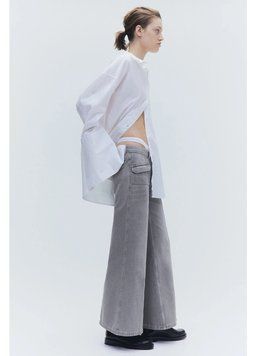 Джинси H&M 271216000_lightgrey 32 Сірий