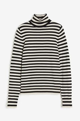 Джемпер H&M 271176748 S Черный/Белый