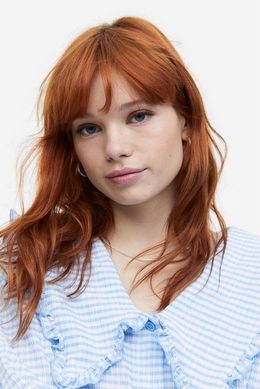 Платье H&M 271181025 S Голубой/Белый