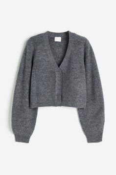 Кардиган H&M 271201498_new XS Темно-серый