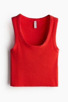 Топ H&M 271212776_red XS Червоний