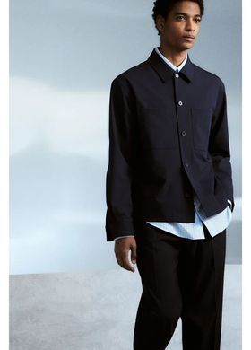 Сорочка H&M 271265540 S Синій
