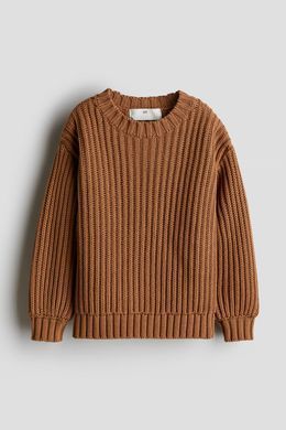 Светр H&M 271257864 122 Коричневий